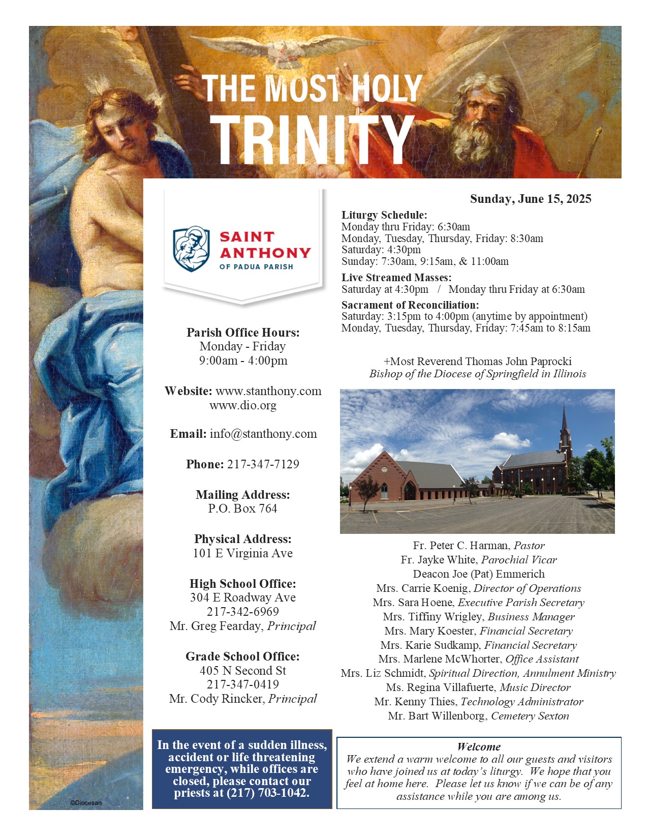 Latest Church Bulletin