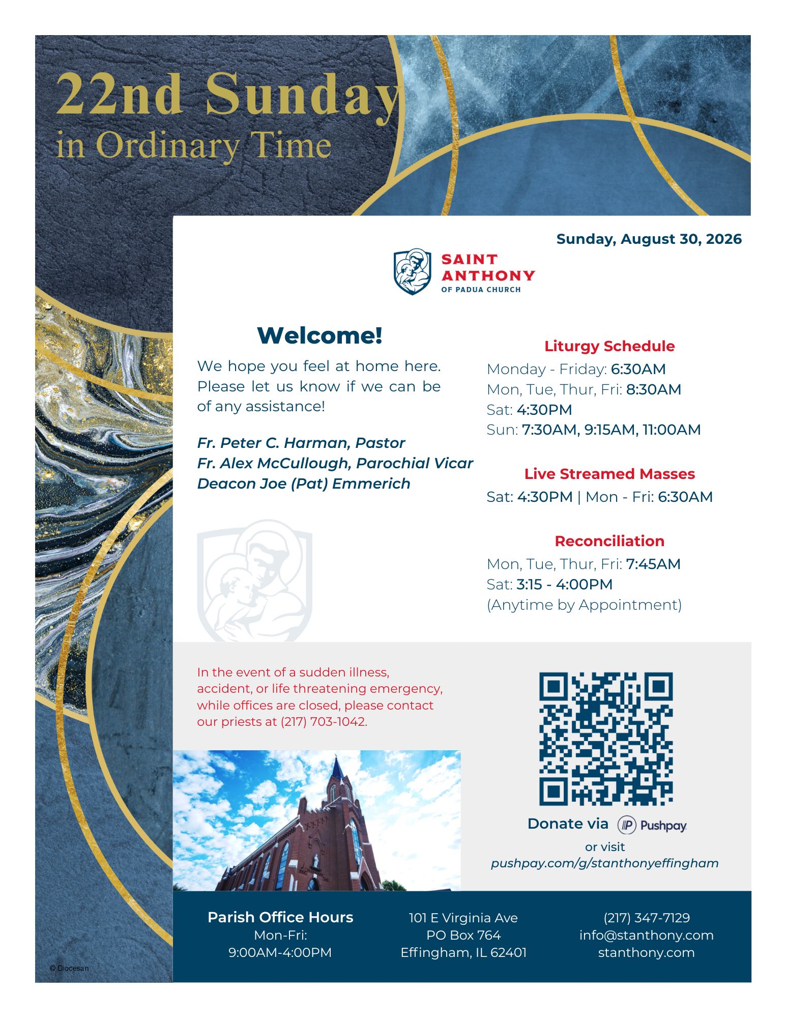 Latest Church Bulletin