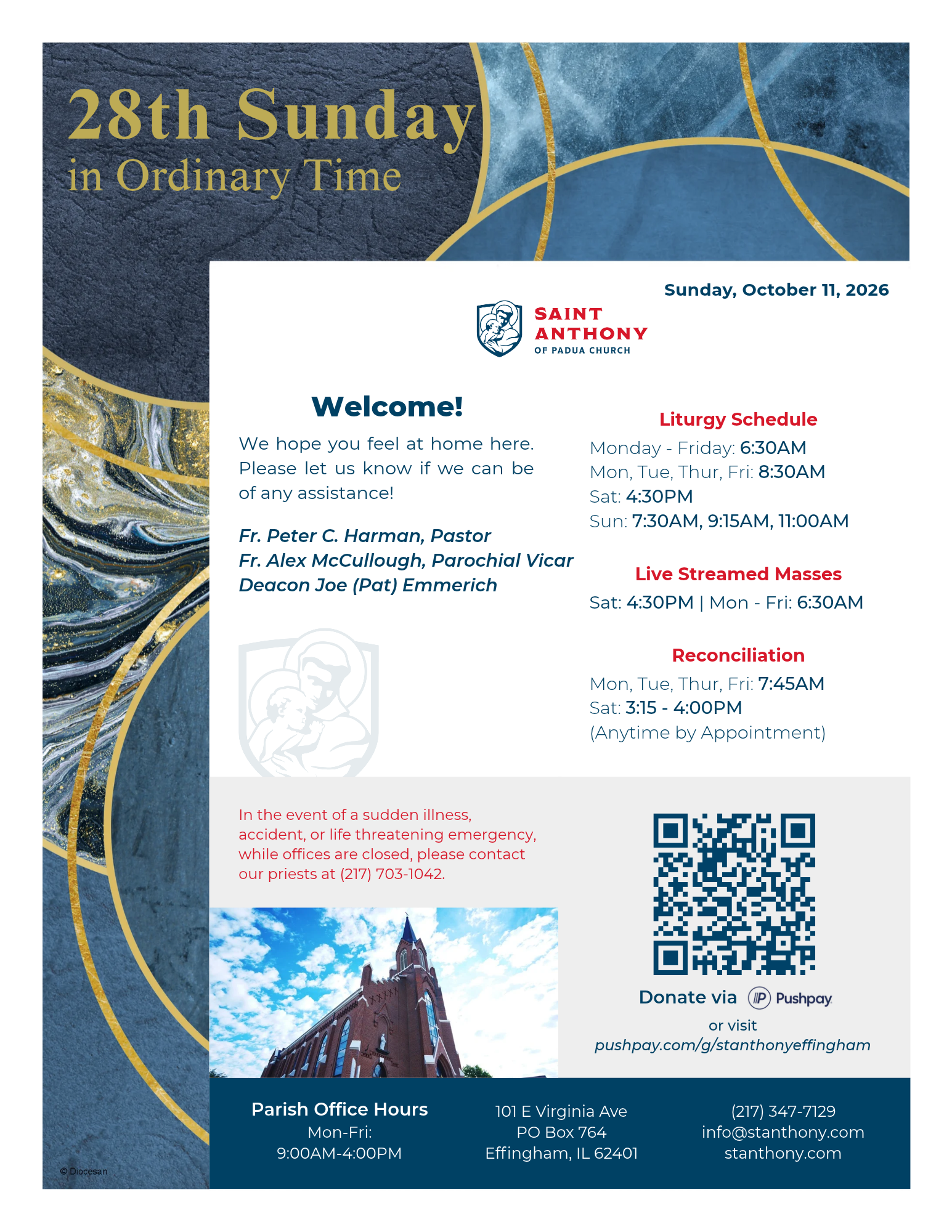 Latest Church Bulletin